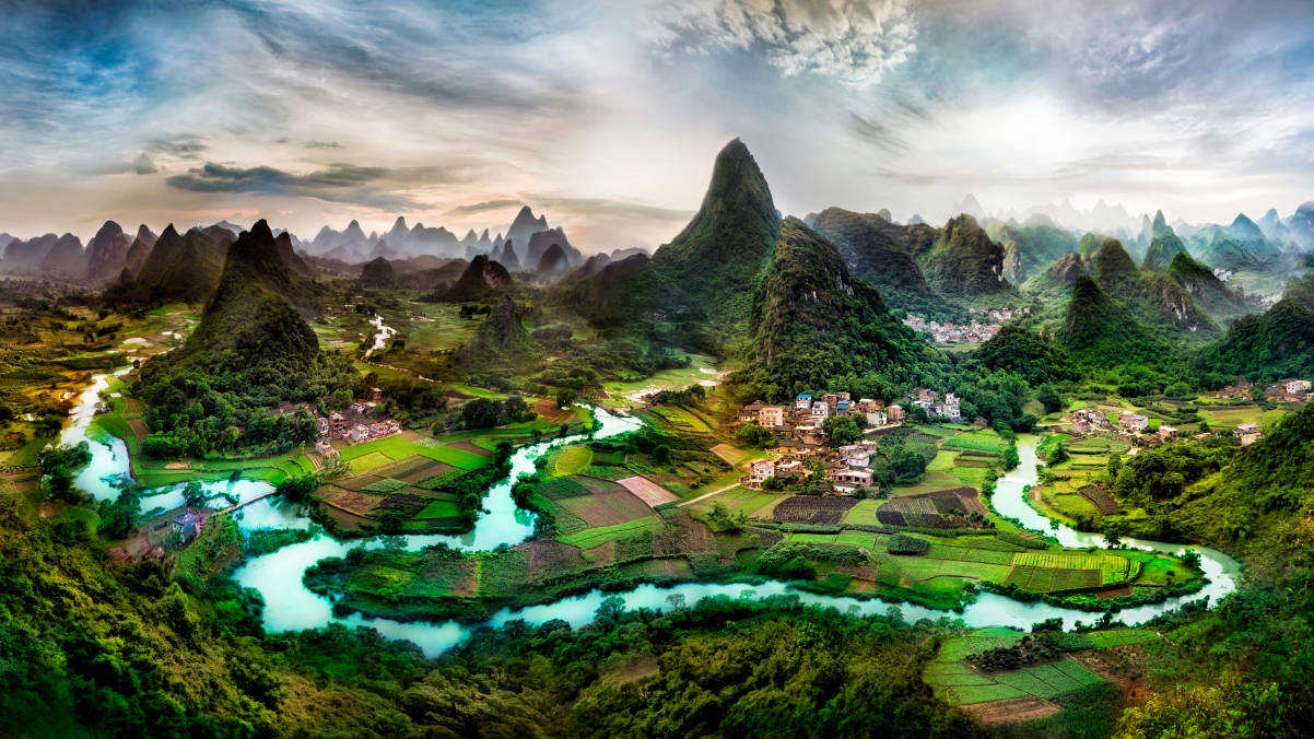 广西桂林山水高清风景图片
