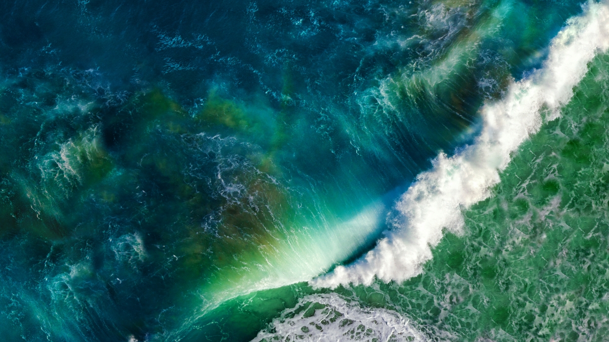 波浪 iOS MAC苹果高清图片 海洋