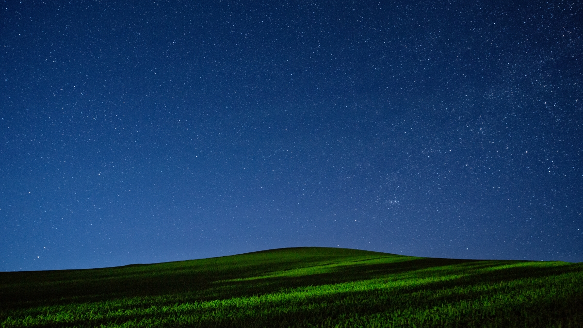 华盛顿州帕洛斯地区黄昏附近拍摄 星空 3840x2160风景图片 银河地毯