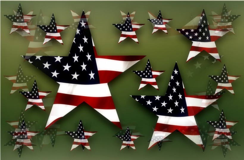 美国星条旗图案背景图(5张高清图片)