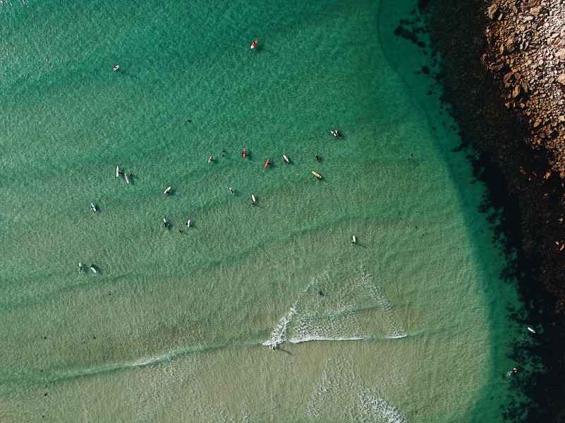 航拍的海滩图(11张高清图片)